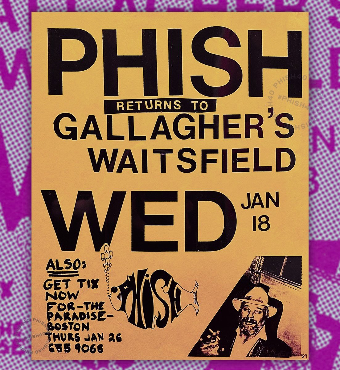 Ticket for 1989-01-18 at Gallagher's