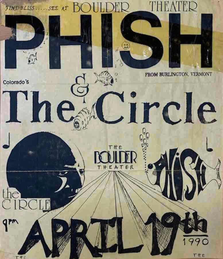 Ticket for 1990-04-19 at Boulder Theater