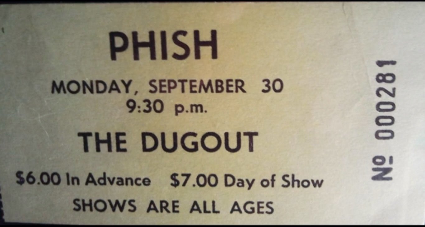 Ticket for 1991-09-30 at Ohio University