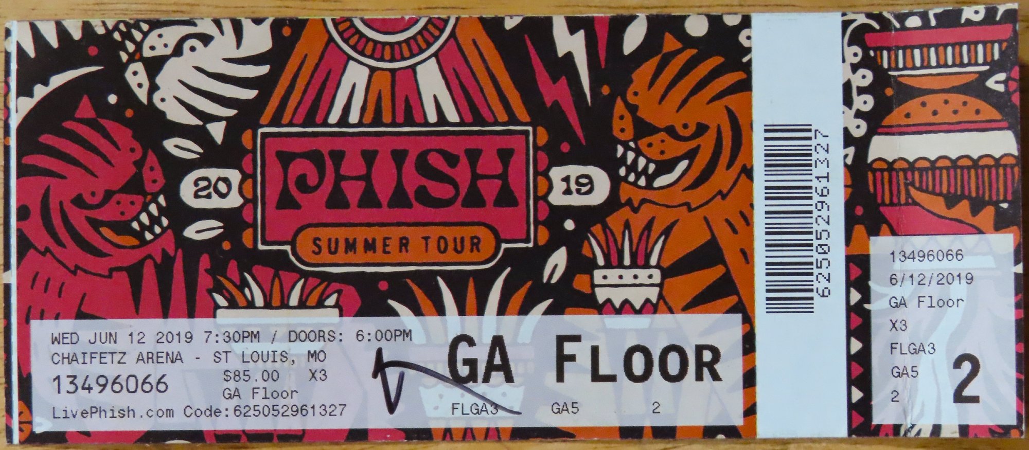 Ticket for 2019-06-12 at Chaifetz Arena
