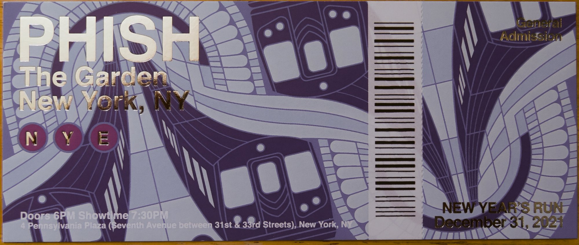 Ticket for 2022-04-22 at Madison Square Garden