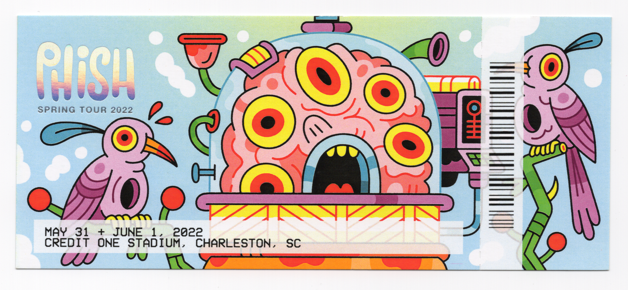 Ticket for 2022-06-01 at Credit One Stadium