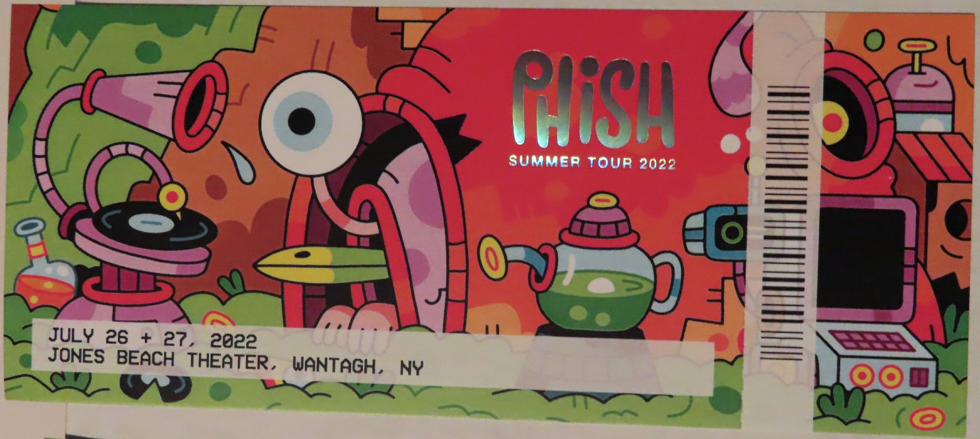 Ticket for 2022-07-26 at Jones Beach Theater