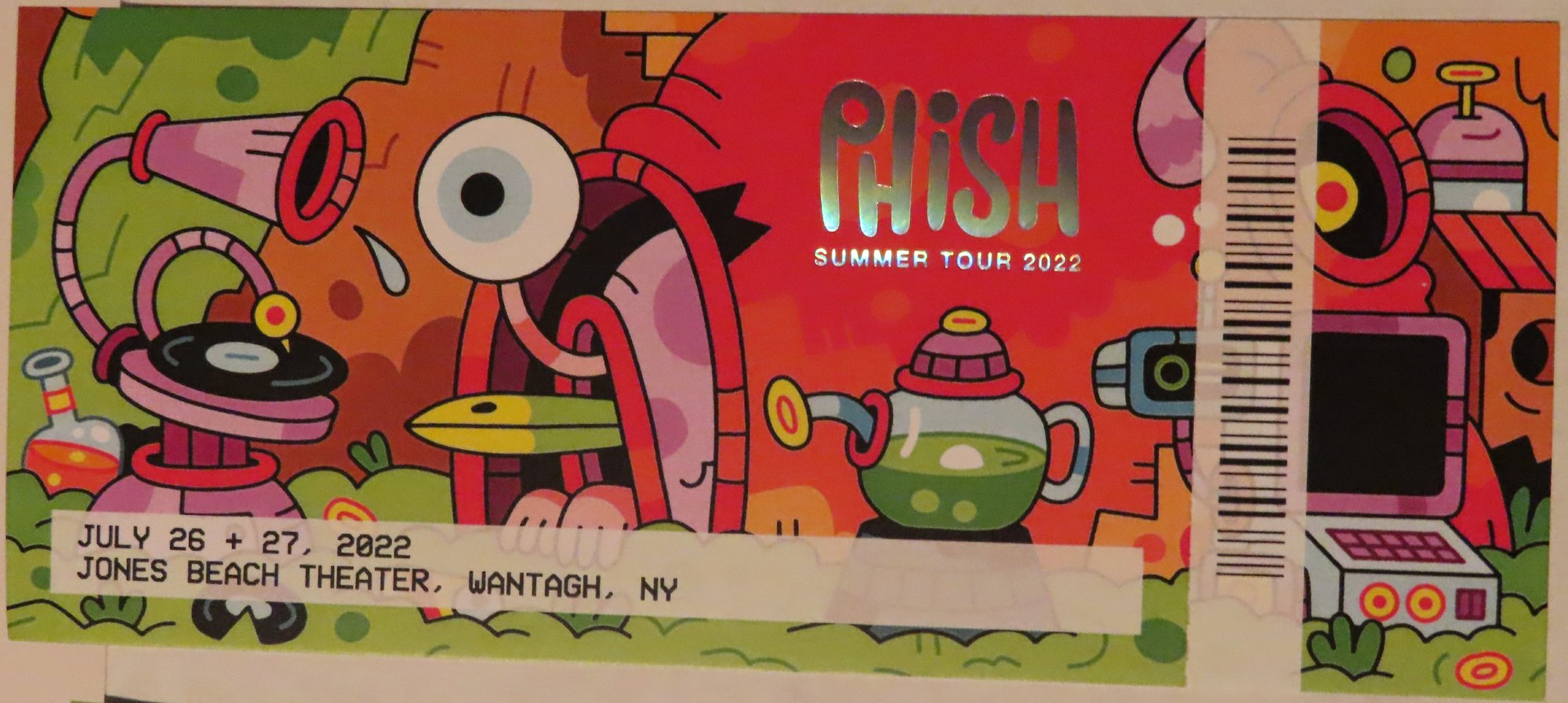 Ticket for 2022-07-27 at Jones Beach Theater
