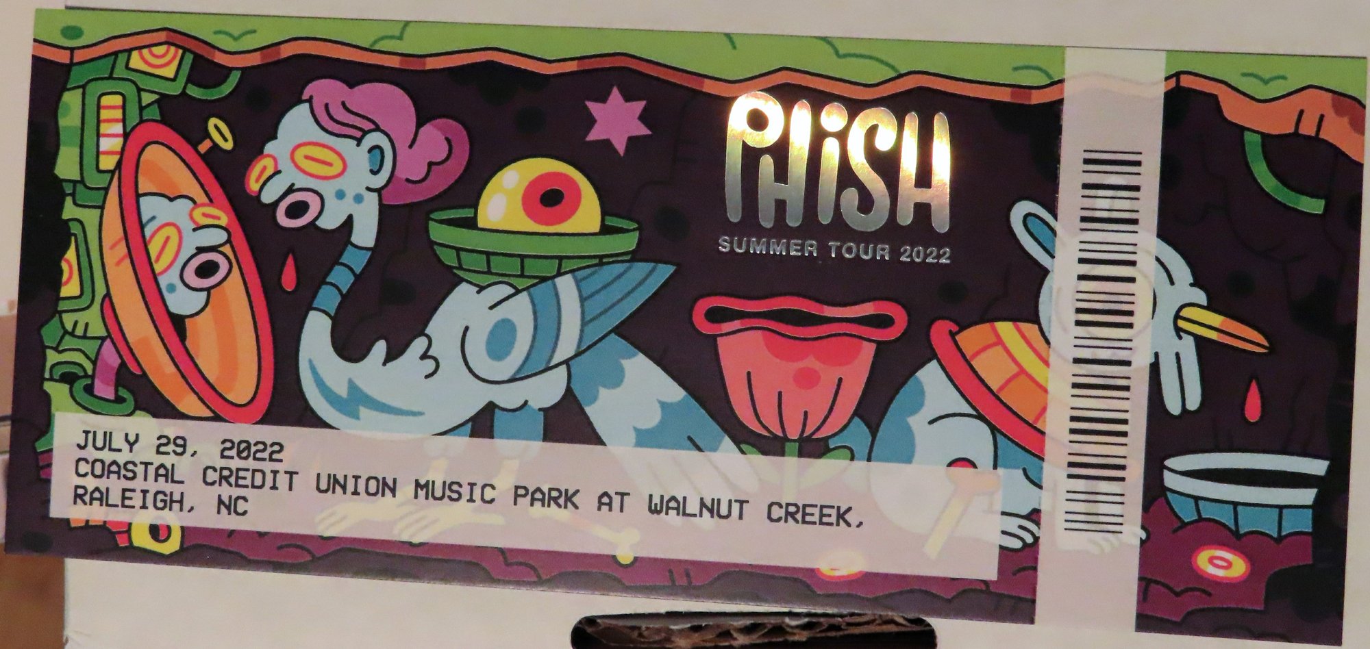 Ticket for 2022-07-29 at Walnut Creek