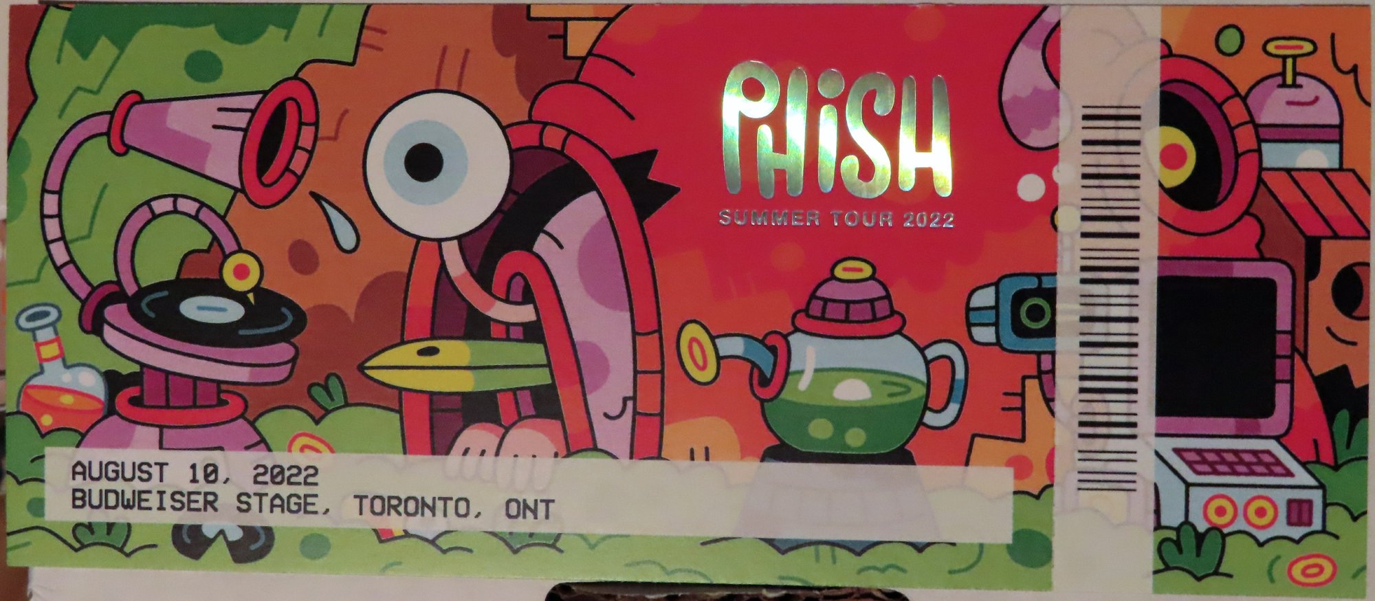 Ticket for 2022-08-10 at Budweiser Stage