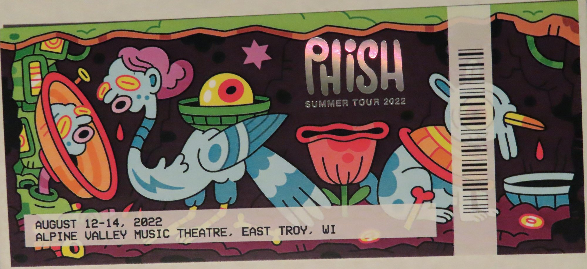 Ticket for 2022-08-12 at Alpine Valley