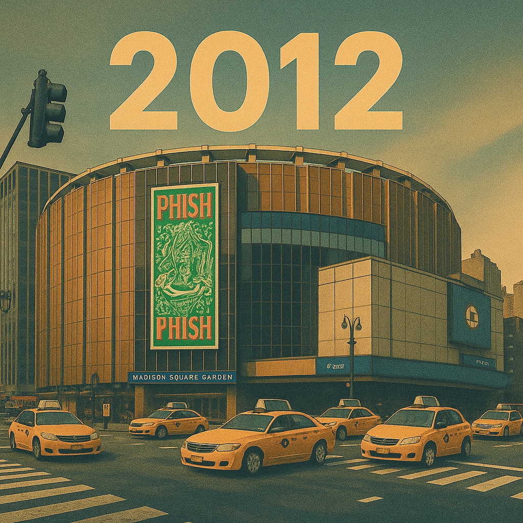 Ticket stubs for 2012