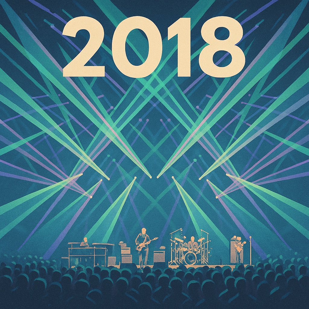 Ticket stubs for 2018